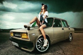 1 199 р. Накладка переднего бампера на Автостайл™ ″Вихур″  Лада 2101 - 2107 (Вариант 1)  с доставкой в г. Майкоп. Увеличить фотографию 9