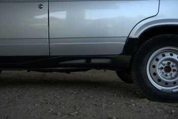 969 р. Пороги накладки Autodemic Полуарка с сеткой Лада 2102 (1971-1985) (Текстурная поверхность)  с доставкой в г. Майкоп. Увеличить фотографию 7