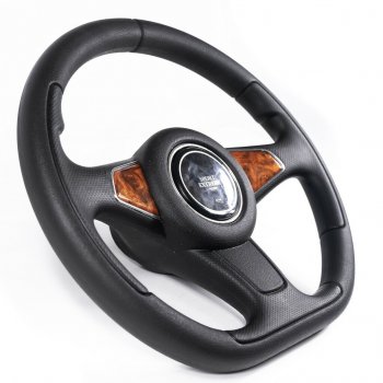 3 389 р. Рулевое колесо Sport Extrim Delux (Ø360 мм)  ВИС 2346 ( бортовой,  фургон,) (1998-2025), ВИС 23461 ( бортовой,  фургон,) (1998-2025), Лада 2101 (1970-1988), Лада 2102 (1971-1985), Лада 2103 (1972-1984), Лада 2104 (1984-2012), Лада 2105 (1979-2010), Лада 2106 (1975-2005), Лада 2107 (1982-2012), Лада Нива 4х4  2121 (1977-2019), Лада нива 4х4 ( 2131,  2329,  2121-80,  2121 Бронто,  2121,  2121 (Legend)) (1993-2025) (Дерево)  с доставкой в г. Майкоп. Увеличить фотографию 2