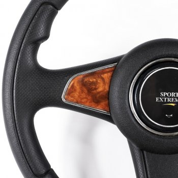 3 389 р. Рулевое колесо Sport Extrim Delux (Ø360 мм)  ВИС 2346 ( бортовой,  фургон,) (1998-2025), ВИС 23461 ( бортовой,  фургон,) (1998-2025), Лада 2101 (1970-1988), Лада 2102 (1971-1985), Лада 2103 (1972-1984), Лада 2104 (1984-2012), Лада 2105 (1979-2010), Лада 2106 (1975-2005), Лада 2107 (1982-2012), Лада Нива 4х4  2121 (1977-2019), Лада нива 4х4 ( 2131,  2329,  2121-80,  2121 Бронто,  2121,  2121 (Legend)) (1993-2025) (Дерево)  с доставкой в г. Майкоп. Увеличить фотографию 4