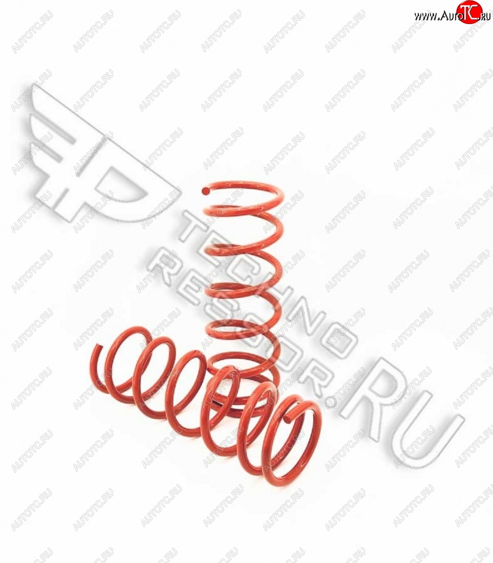 2 099 р. Комплект задних пружин Техно Рессор (-30) Лада 2107 (1982-2012)  с доставкой в г. Майкоп