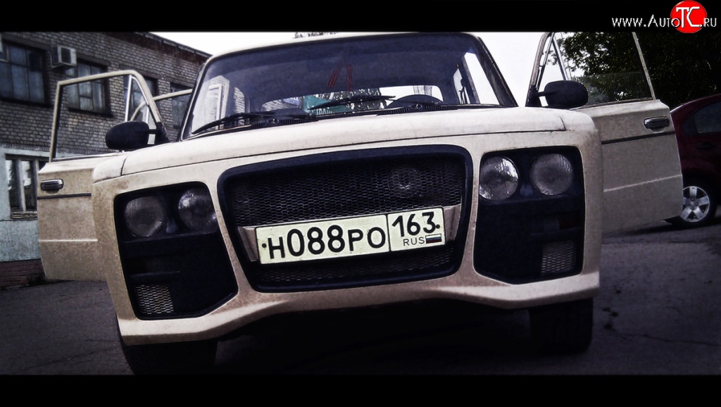 4 389 р. Передний бампер Я-робот  Лада 2103 - 2106 (Неокрашенный)  с доставкой в г. Майкоп