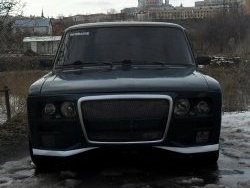 4 389 р. Передний бампер Я-робот  Лада 2103 - 2106 (Неокрашенный)  с доставкой в г. Майкоп. Увеличить фотографию 4