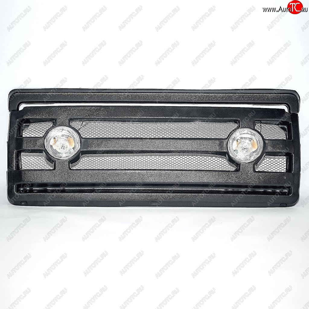 1 039 р. Решётка радиатора (с противотуманками) Autodemic  Лада 2107 (1982-2012) (Текстурная поверхность)  с доставкой в г. Майкоп