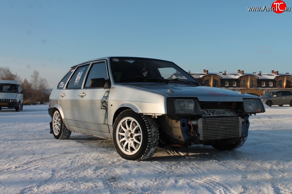 4 149 р. Облегчённые пластиковые передние крылья Sport Лада 2109 (1987-2004) (Неокрашенные)  с доставкой в г. Майкоп