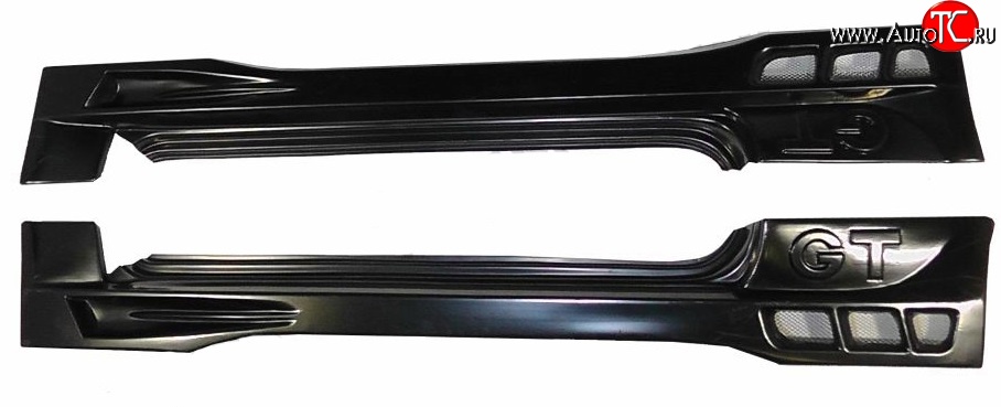 649 р. Пороги накладки GT v2 Лада 2113 (2004-2013) (Неокрашенные)  с доставкой в г. Майкоп
