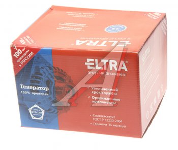 8 799 р. Генератор ELTRA (130A, 14V, шкив поликлиновой) Лада 2108 (1984-2003)  с доставкой в г. Майкоп. Увеличить фотографию 4