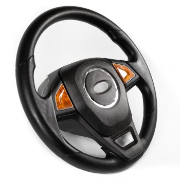 2 969 р. Рулевое колесо Барс Премиум (под знак LADA, Ø360)  Лада 2108 - Надежда  2120 (Дерево)  с доставкой в г. Майкоп. Увеличить фотографию 2