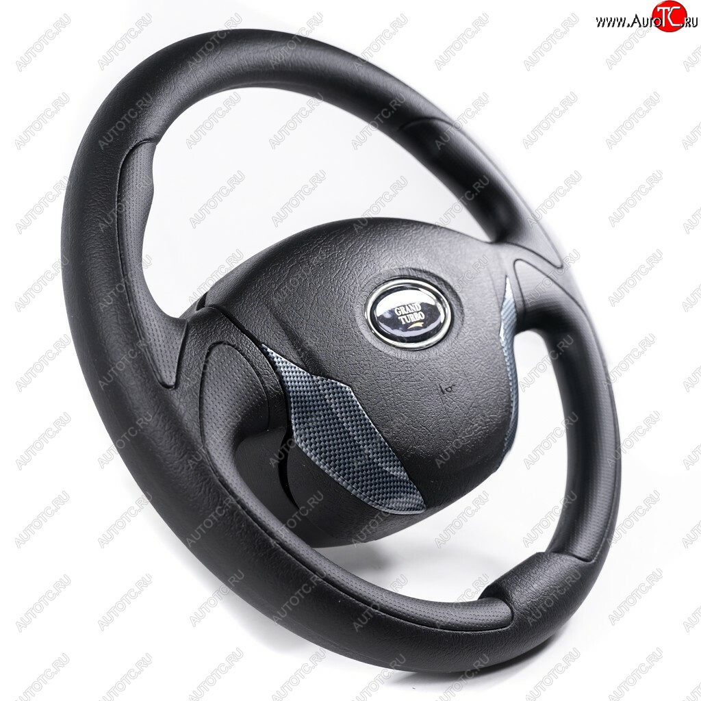 3 389 р. Рулевое колесо Grand Turbo (Ø360 мм) Лада 2111 универсал (1998-2009) (Карбон)  с доставкой в г. Майкоп