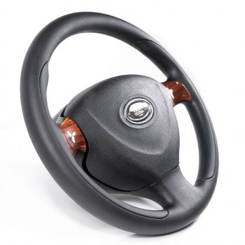 3 389 р. Рулевое колесо Pilot Ultra (Ø355 мм) Лада 2108 (1984-2003) (Дерево)  с доставкой в г. Майкоп. Увеличить фотографию 2