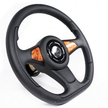 3 399 р. Рулевое колесо Sport Extrim Delux (Ø360 мм)  Лада 2108 - Надежда  2120 (Дерево)  с доставкой в г. Майкоп. Увеличить фотографию 2