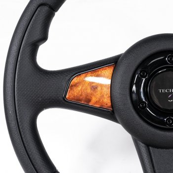 3 399 р. Рулевое колесо Sport Extrim Delux (Ø360 мм)  Лада 2108 - Надежда  2120 (Дерево)  с доставкой в г. Майкоп. Увеличить фотографию 4