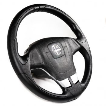 2 599 р. Рулевое колесо Кельт Стандарт (Ø380) Лада 2111 универсал (1998-2009) (Цвет: серебро)  с доставкой в г. Майкоп. Увеличить фотографию 2