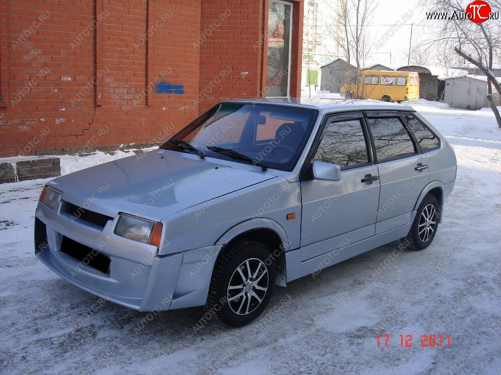 469 р. Комплект накладок на арки Stan (широкие) Лада 2109 (1987-2004) (Неокрашенные)  с доставкой в г. Майкоп