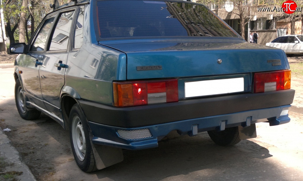 699 р. Накладка на задний бампер Драйв v2  Лада 2109 (1987-2004) (Неокрашенная)  с доставкой в г. Майкоп