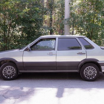 679 р. Пороги накладки Autodemic Лапша Лада 21099 (1990-2004) (Текстурная поверхность)  с доставкой в г. Майкоп. Увеличить фотографию 6