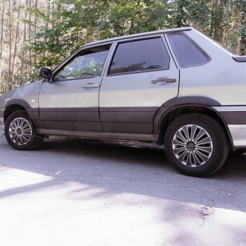 679 р. Пороги накладки Autodemic Лапша Лада 21099 (1990-2004) (Текстурная поверхность)  с доставкой в г. Майкоп. Увеличить фотографию 9