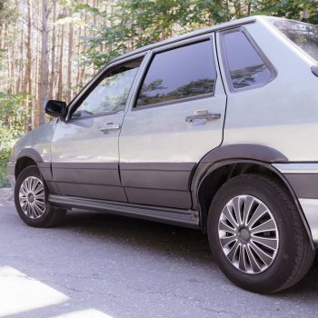 789 р. Пороги накладки под резинку Труба Лада 21099 (1990-2004) (Текстурная поверхность)  с доставкой в г. Майкоп. Увеличить фотографию 7