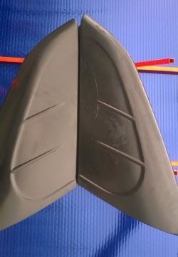 959 р. Накладки заднего ромбового стекла на автомобиль Sport  Лада 2110 (1995-2007) седан (Неокрашенные)  с доставкой в г. Майкоп. Увеличить фотографию 2