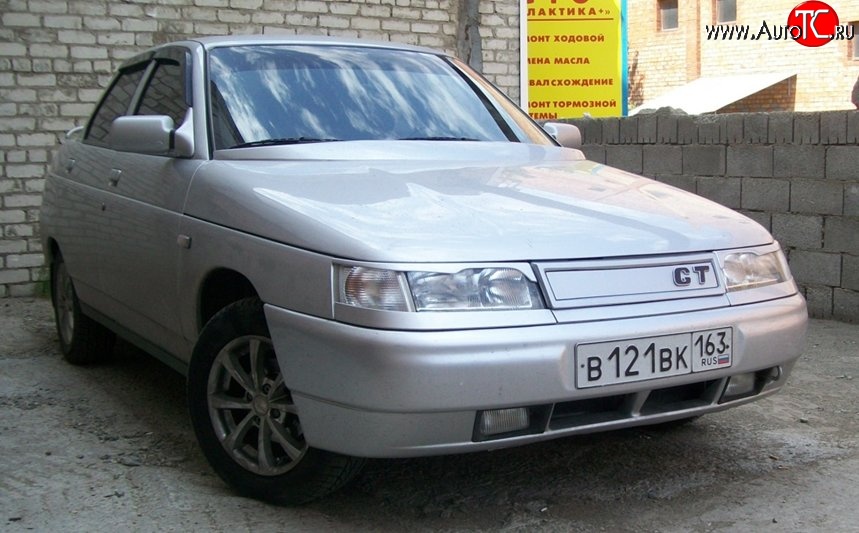 649 р. Решётка радиатора GT Лада 2111 универсал (1998-2009) (Неокрашенная)  с доставкой в г. Майкоп