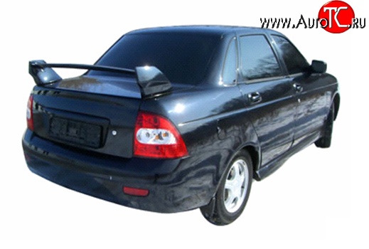 2 799 р. Спойлер Стелс Лада 2110 седан (1995-2007) (Крепление на сверление, Неокрашенный)  с доставкой в г. Майкоп
