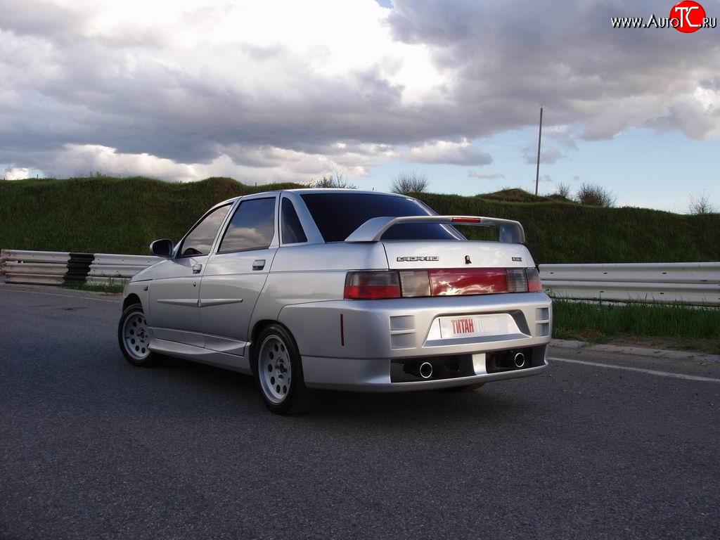 9 799 р. Задний бампер Titan-Racing 2  Лада 2110 (1995-2007) седан (Неокрашенный)  с доставкой в г. Майкоп