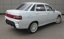 9 599 р. Задний бампер Brooklyn  Лада 2110 (1995-2007) седан (Неокрашенный)  с доставкой в г. Майкоп. Увеличить фотографию 4