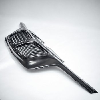 969 р. Решётка радиатора Autodemic Усы Лада 2112 купе (2002-2009) (Текстурная поверхность)  с доставкой в г. Майкоп. Увеличить фотографию 3