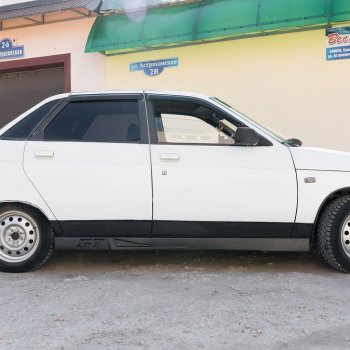 1 039 р. Пороги накладки GT Лада 2110 седан (1995-2007) (Текстурная поверхность)  с доставкой в г. Майкоп. Увеличить фотографию 6