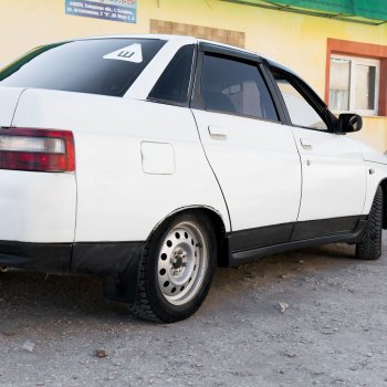 839 р. Пороги накладки Катран Autodemic Лада 2110 седан (1995-2007)  с доставкой в г. Майкоп. Увеличить фотографию 7