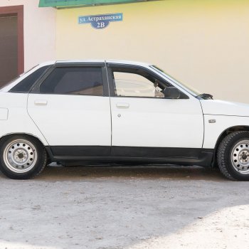 839 р. Пороги накладки Катран Autodemic Лада 2110 седан (1995-2007)  с доставкой в г. Майкоп. Увеличить фотографию 6