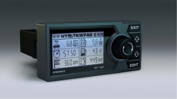 Бортовой компьютер Gamma GF 412 (для автомобилей со старой панелью) Лада 2110 - 2112