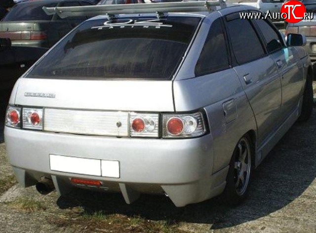 6 199 р. Задний бампер RS Лада 2112 купе (2002-2009) (Неокрашенный)  с доставкой в г. Майкоп