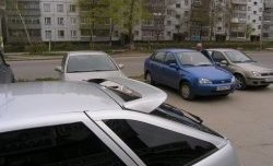 2 159 р. Верхний спойлер Кураж Лада 2112 купе (2002-2009) (Неокрашенный)  с доставкой в г. Майкоп. Увеличить фотографию 2