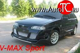 3 369 р. Спойлер переднего бампера V-MAX Лада 2113 (2004-2013) (Неокрашенная)  с доставкой в г. Майкоп