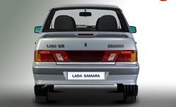 3 289 р. Задний бампер Стандартный Лада 2115 (1997-2012) (НОкрашенный (пласт.балка))  с доставкой в г. Майкоп. Увеличить фотографию 2