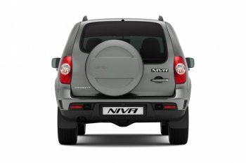 2 659 р. Чехол запасного колеса Bertone  Chevrolet Niva  2123 (2002-2020), Лада 2123 (Нива Шевроле) (2002-2021), Лада Нива Трэвел (2021-2025) (Неокрашенный)  с доставкой в г. Майкоп. Увеличить фотографию 2