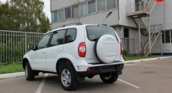 1 779 р. Чехол запасного колеса Chevrolet V4 Chevrolet Niva 2123 дорестайлинг (2002-2008) (Окрашенный)  с доставкой в г. Майкоп. Увеличить фотографию 2