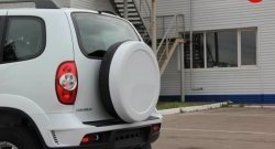 1 089 р. Чехол запасного колеса R16 Chevrolet V5 Chevrolet Niva 2123 дорестайлинг (2002-2008) (Неокрашенный)  с доставкой в г. Майкоп. Увеличить фотографию 2