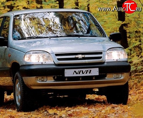 3 289 р. Передний бампер Стандартный Chevrolet Niva 2123 дорестайлинг (2002-2008) (Окрашенный)  с доставкой в г. Майкоп