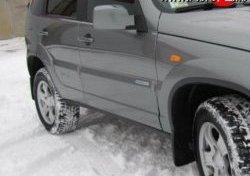 3 799 р. Пороги накладки Bertone  Chevrolet Niva  2123 (2009-2020), Лада 2123 (Нива Шевроле) (2009-2021) (Неокрашенные)  с доставкой в г. Майкоп. Увеличить фотографию 2