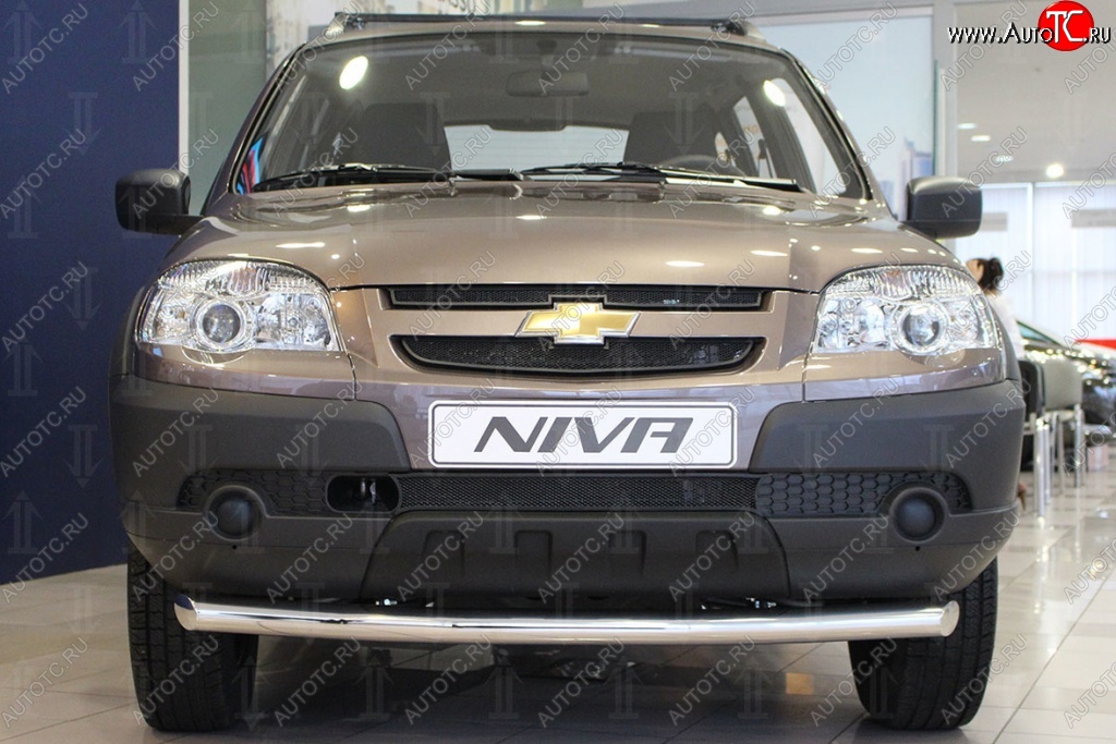 2 199 р. Защитная сетка на бампер Russtal (черная, 3 части) Chevrolet Niva 2123 дорестайлинг (2002-2008)  с доставкой в г. Майкоп