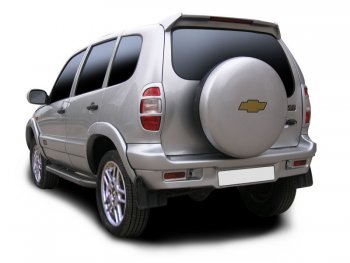 2 199 р. Спойлер 3H Chevrolet Niva 2123 дорестайлинг (2002-2008) (Без места под стоп-сигнал, Неокрашенный)  с доставкой в г. Майкоп. Увеличить фотографию 2
