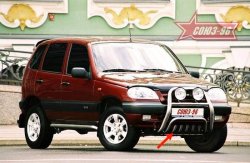 Защита переднего бампера Souz-96 (d60) Лада 2123 (Нива Шевроле) дорестайлинг (2002-2008)