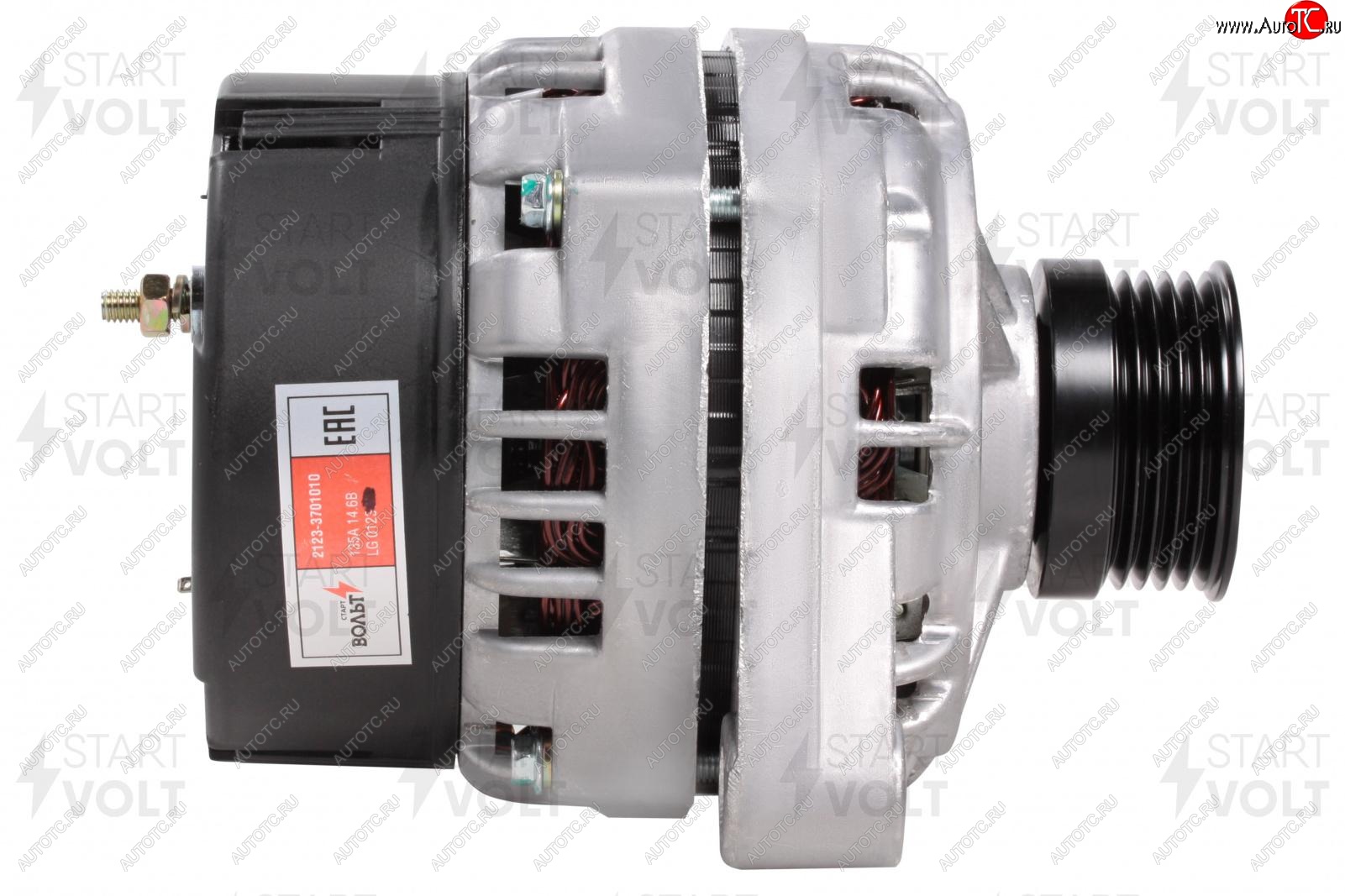 5 499 р. Генератор (135A / 14В) (1.7i) START VOLT Chevrolet Niva 2123 рестайлинг (2009-2020)  с доставкой в г. Майкоп