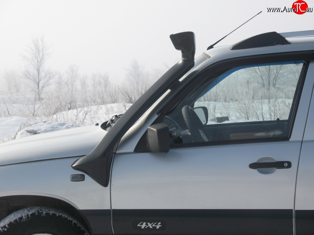 5 999 р. Пластиковый шноркель DM-Kit Chevrolet Niva 2123 рестайлинг (2009-2020) (Неокрашенный)  с доставкой в г. Майкоп