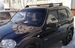 6 399 р. Багажная система Etna  Chevrolet Niva  2123 (2009-2020), Лада 2123 (Нива Шевроле) (2002-2021), Лада Нива Трэвел (2021-2025) (Сталь с покрытием (черный))  с доставкой в г. Майкоп. Увеличить фотографию 5