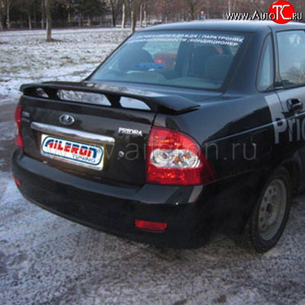 2 499 р. Спойлер Aileron  Лада Приора  2170 (2007-2014) седан дорестайлинг (Неокрашенный)  с доставкой в г. Майкоп