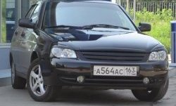 499 р. Решетка бампера 21728 Priora Sport верхняя Лада Приора 2172 хэтчбек дорестайлинг (2008-2014)  с доставкой в г. Майкоп. Увеличить фотографию 2