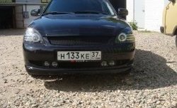 3 599 р. Накладка переднего бампера LS Лада Приора 2172 хэтчбек дорестайлинг (2008-2014) (Неокрашенная)  с доставкой в г. Майкоп. Увеличить фотографию 12